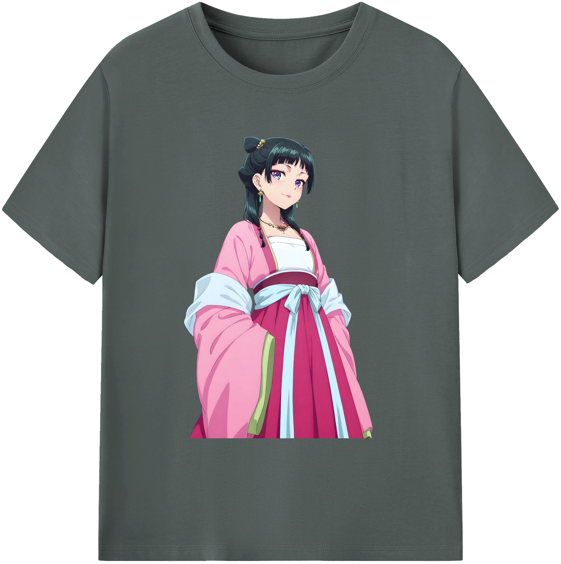 （画像用） 薬屋のひとりごと The Apothecary Diaries 綿100％ メンズ半袖Tシャツ｜肌触りやわらか＆通気性